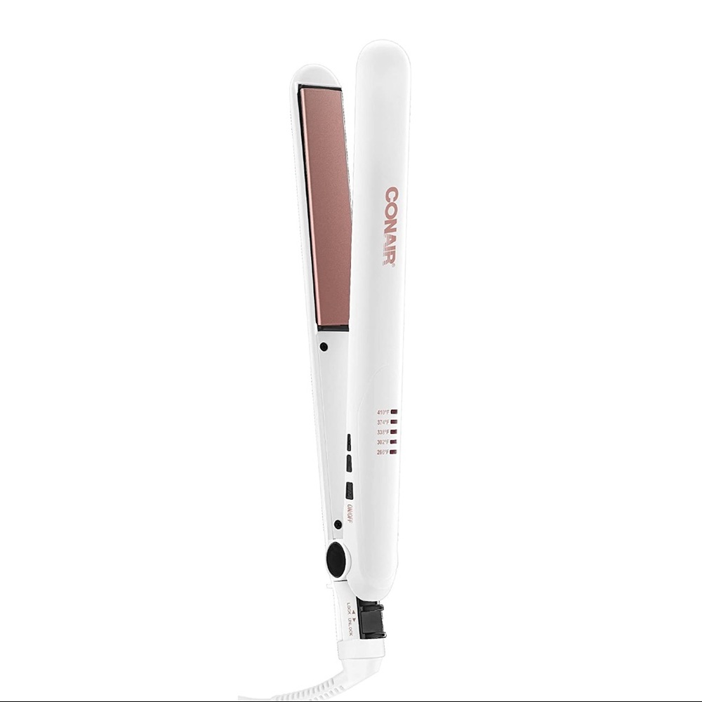 CONAIR Double Ceramic Flat Iron 1 inch
